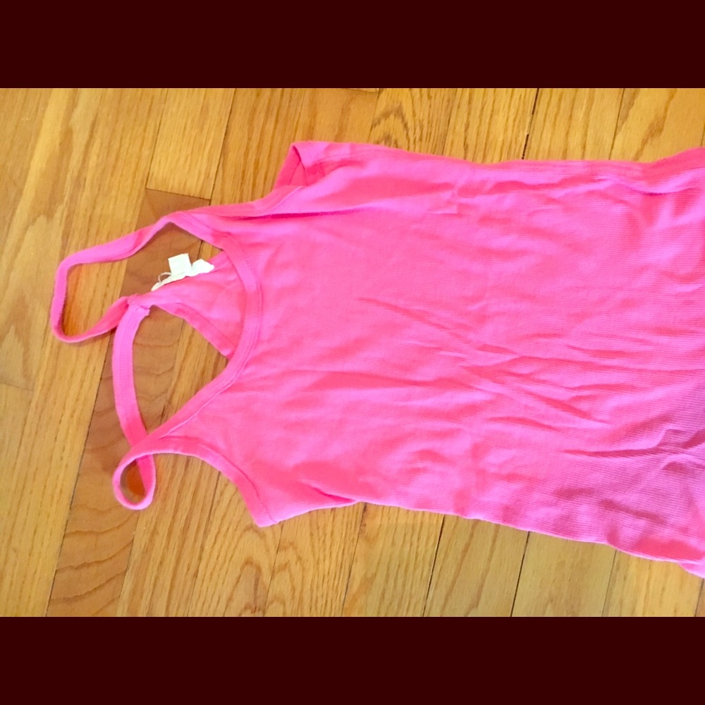 Cute pink tank top